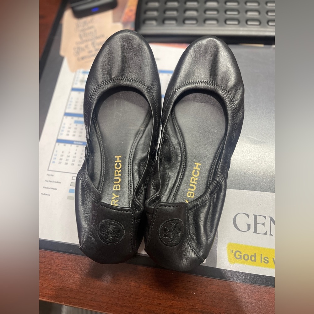 Tory Burch Black Ballet Flats - Picture 7 of 7